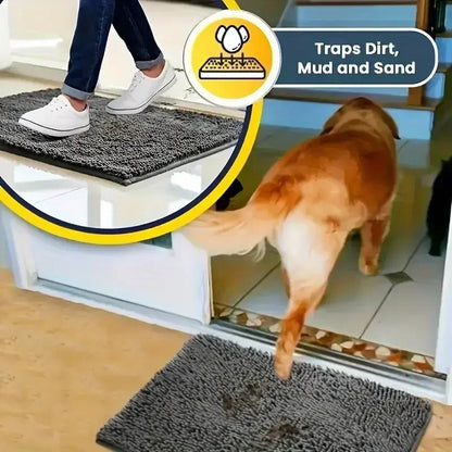 Pet Dog House Cat Doormats for Muddy Paws Absorbent Washable Mat Anti-slip 60x90 Quick-Drying Mat Pet Sleep Dog Accessories New