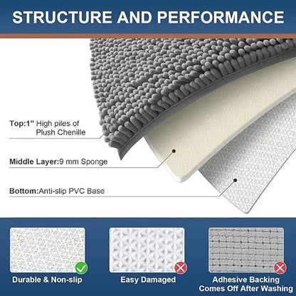 Pet Dog House Cat Doormats for Muddy Paws Absorbent Washable Mat Anti-slip 60x90 Quick-Drying Mat Pet Sleep Dog Accessories New
